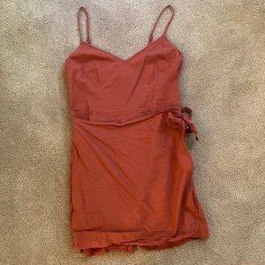 Abercrombie & Fitch Terracotta Wrap Dress